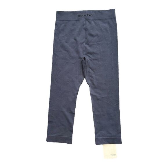 Icebreaker Merino Blend 260 Zone Knit Seamless 18” 3/4 Tights Small Graphite - Picture 1 of 8